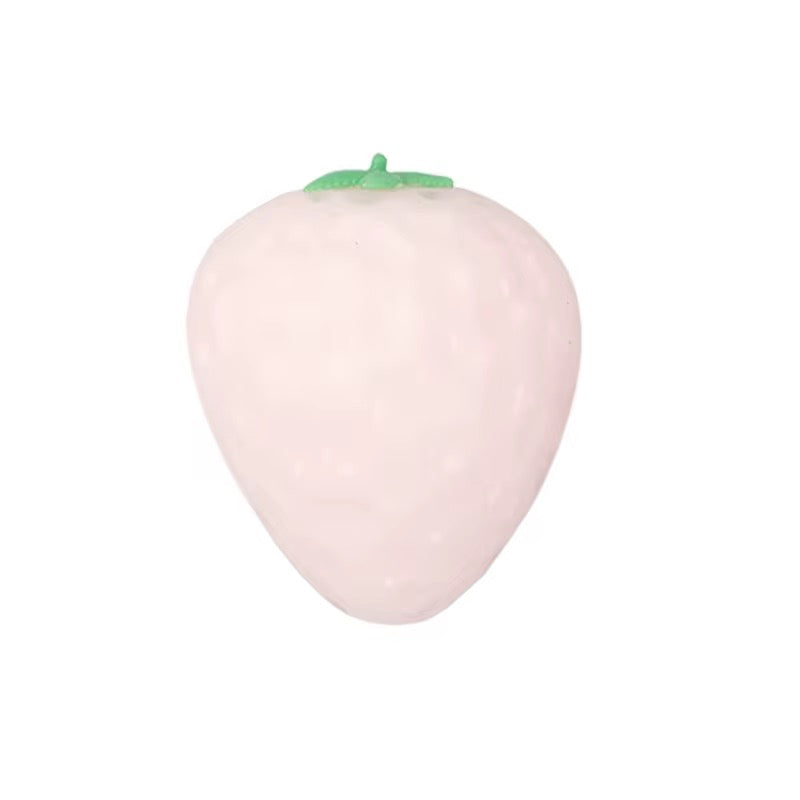 Magic Color-Changing Giant Strawberry Squishy Squeeze TPR Filled Toy – UV Sensitive Stress Reliever!