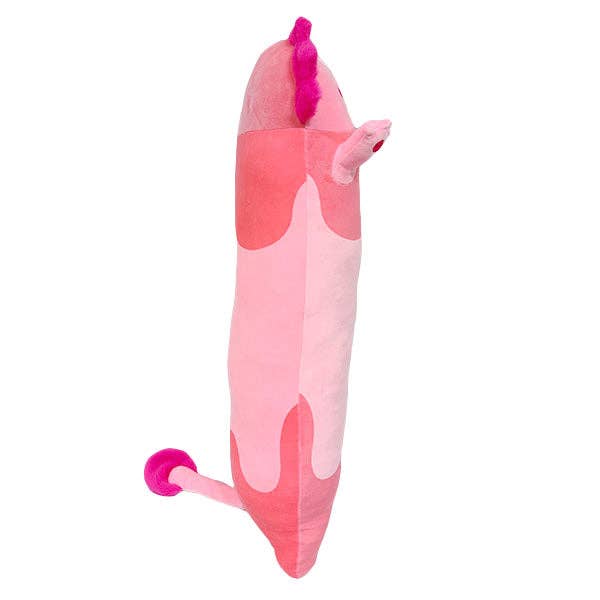 Long Axolotl Plush Body Pillow – 3ft Kawaii Stuffed Animal Cuddle Buddy