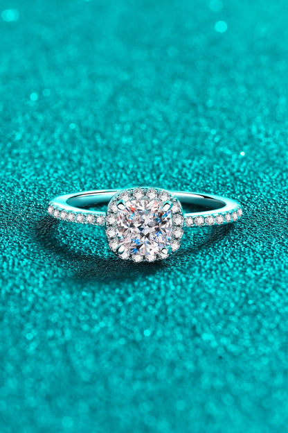 1 Carat Sparkala™ 925 Sterling Silver Halo Ring