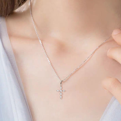 Sparkala™ Cross Pendant Necklace (18k Gold over Fine Sterling Silver)