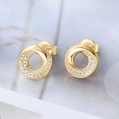 925 Sterling Silver Inlaid Sparkala™ Stud Earrings