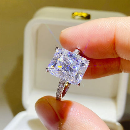 5 Carat Radiant Cut Sparkala™ 925 Sterling Silver Ring
