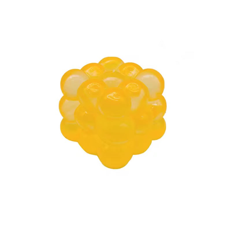 5.5cm Bumpy Sugar Cube Squish Squeeze Cube Sensory Fidget Toy for Stress Relief