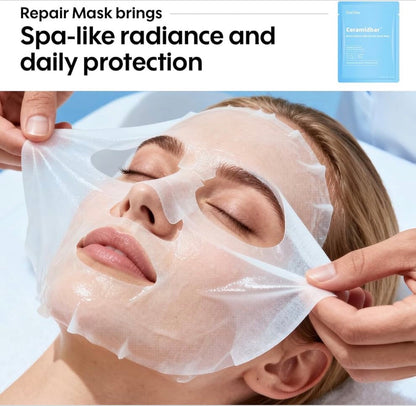 ZealSea Rescue & Repair Duo Facial Mask Set (8 Pack, 4+4) – Cicalix Soothing Rescue Serum Mask & Ceramidbar Skin Barrier Reset Mask – Hydrating, Plumping, Anti-Aging Clinic-Grade Derm Solution