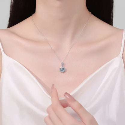 1 Carat Sparkala™ Zircon 925 Sterling Silver Necklace