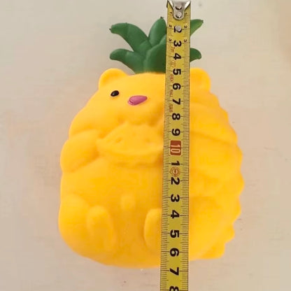 Jumbo Pineapple Hamster Squishy Toy – TPR Dough Filled Sensory Fidget & Squeeze Stress Relief (18cm)