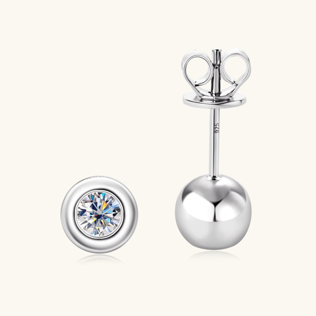 Sparkala™ Pure Sterling Silver Stud Earrings
