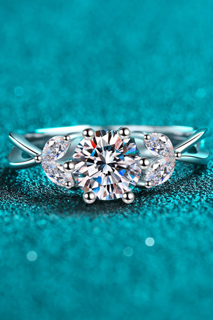 Come With Me 1 Carat Brilliant Round Cut Sparkala™ Ring (Rhodium Over Pure Sterling Silver)