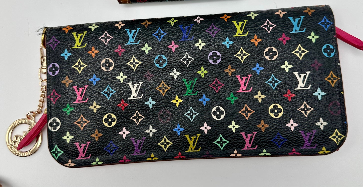 Louis Vuitton Insolite Wallet Multicolore Black Noir Monogram – Takashi Murakami Limited Edition