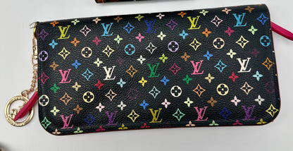 Louis Vuitton Insolite Wallet Multicolore Black Noir Monogram – Takashi Murakami Limited Edition