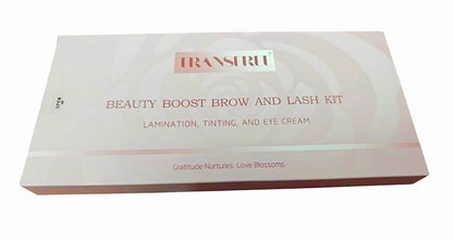 4-in-1 Lash Lift and Brow Lamination Kit with Black Tint | Professional DIY Lash Perm & Brow Laminating Kit | Salon Results Last 6–8 Weeks TRANSFREE
