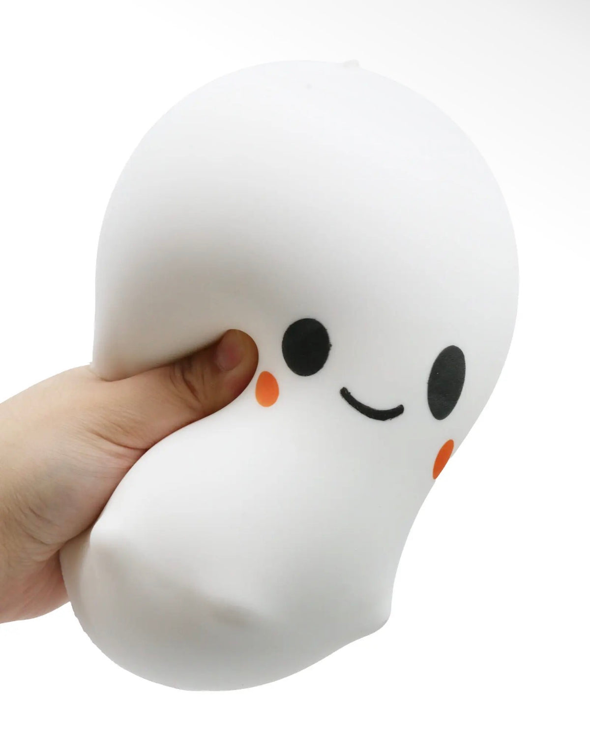 6” Giant Jumbo Cute Ghost Squishy Toy | Flour-Filled Sensory Fidget Relief