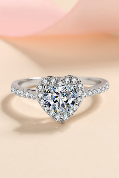 1 Carat Sparkala™ Heart-Shaped Ring