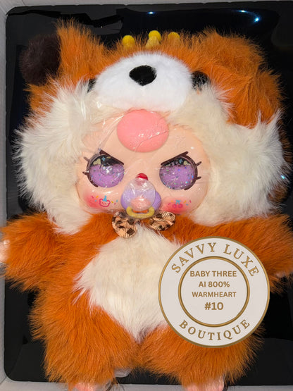 Baby Three Ai 800% Orange Childheart Fox Plush - Various Eye Styles, Expressions & Accessories