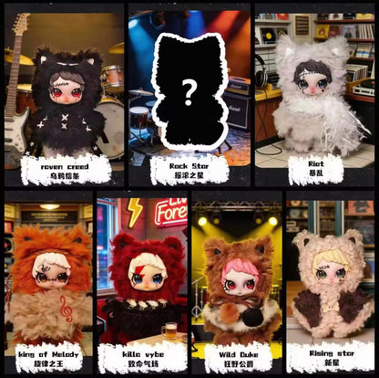 Owen V2 Rock Star Series Limited Edition Blind Box Anime Plush Figure - Confirmed