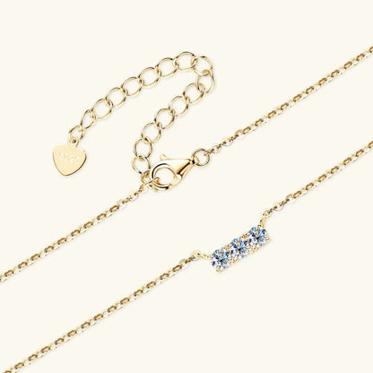 925 Sterling Silver Inlaid Sparkala™ Bar Necklace