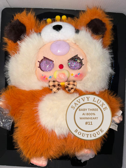 Baby Three Ai 800% Orange Childheart Fox Plush - Various Eye Styles, Expressions & Accessories