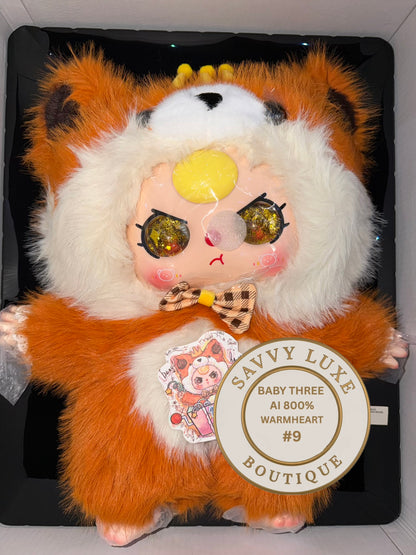 Baby Three Ai 800% Orange Childheart Fox Plush - Various Eye Styles, Expressions & Accessories