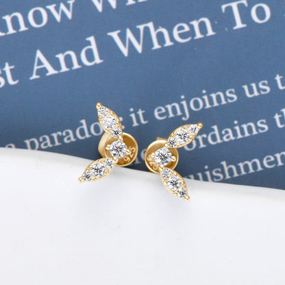 Sparkala™ Platinum-Plated Pure Sterling Silver Stud Earrings