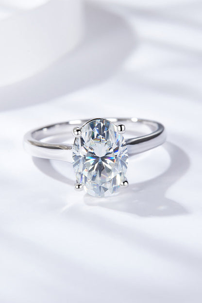 2.5 Carat Oval-Cut Sparkala™ Solitaire Ring