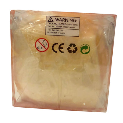 Vaseline-Filled Cheese Squishy Toy, Ultra-Satisfying Sensory Stress Relief Squeeze Fidget 6cm