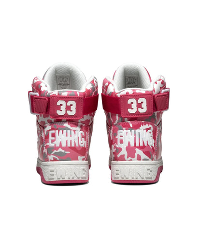 Ewing Athletics 33 Orion Strap High-Top Sneakers – Women’s "Pink Camo" Edition