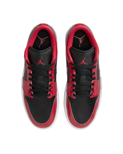 Nike Air Jordan 1 Low SE "Bred Patent" - Black/Varsity Red (HV4089-006) - Size 9 Men’s