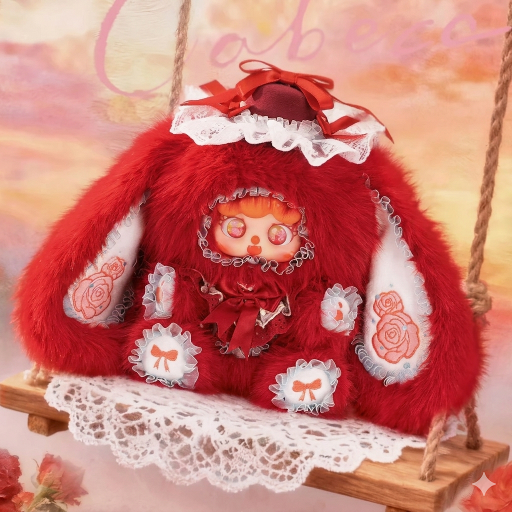 Baby Three MIGO Rose Tea Party 600% Plush Blind Box - New Confirmed