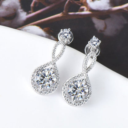 1 Carat Sparkala™ Pure Sterling Silver Earrings