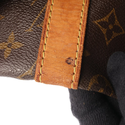 Louis Vuitton Monogram Keepall 55 Bandoulière Boston Travel Bag – Vintage Canvas & Vachetta Leather