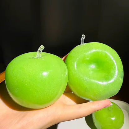 Green Apple Slushy Stress Ball – Moldable Ice Sand ASMR Squishy Fidget Toy for Anxiety & Focus, Silky TPR Crunchy Sound Squeeze Ball