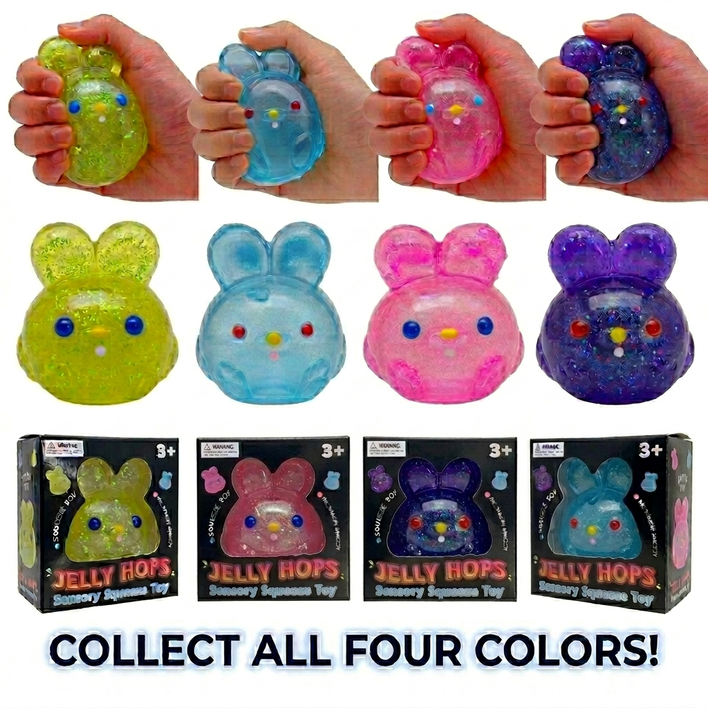 Sugar Bunny Maltose Squishy Cute Kawaii TPR Sensory Fidget Toy
