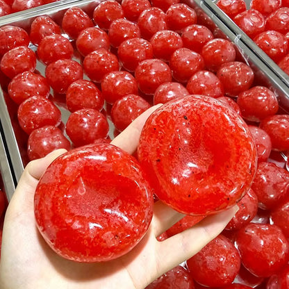 Watermelon Slushy Squishy – Moldable Vaseline & Ice Sand, Silky TPR Crunchy Sound
