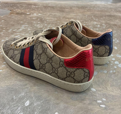 Gucci ACE GG Supreme Sneaker With Web 37