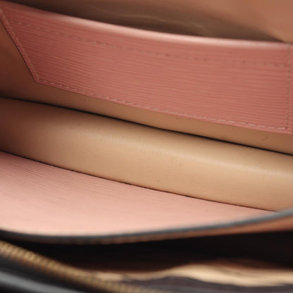 Louis Vuitton Trunk Clutch Epi Rose Ballerine Pink & Black Shoulder Bag