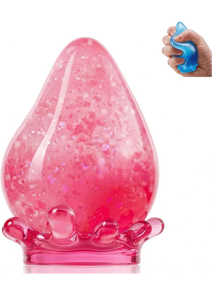 Water Drop Squish Squeeze, Soft Fidget Slow Rise Stress Ball Squishies
