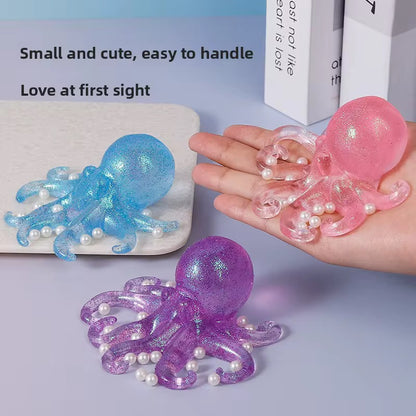 Jelly Octopus Sticky Squeeze Squish Sensory Toy
