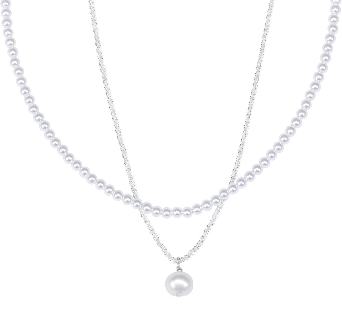 Natural Pearl Pendant 
& S925 Sterling Silver Necklace for Women | Gift for Her