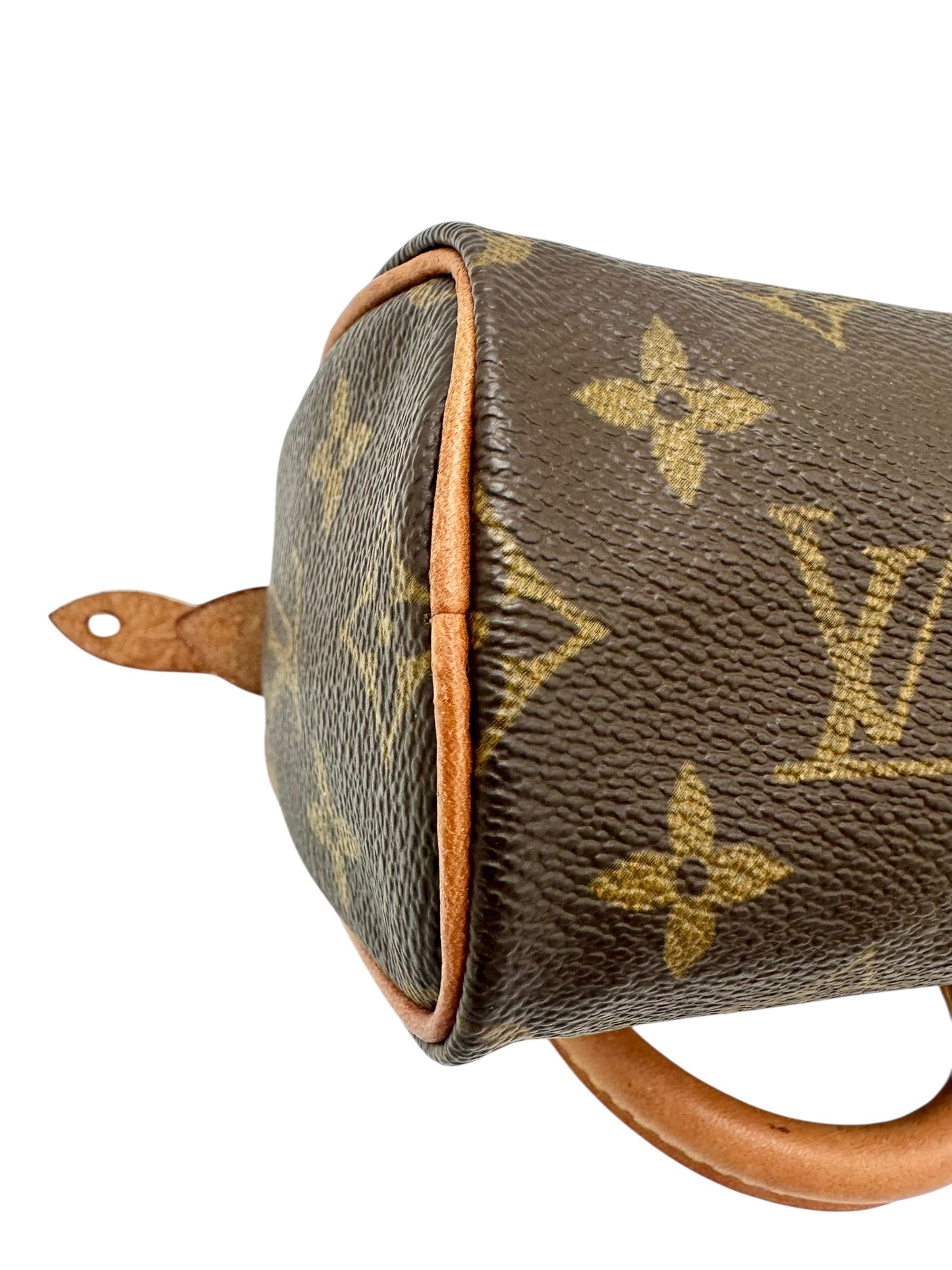 Louis Vuitton Nano Speedy Monogram Canvas with Strap – Excellent Condition