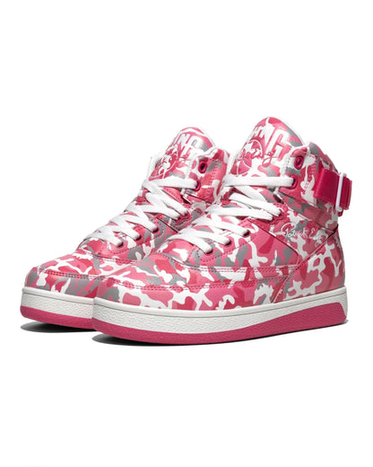 Ewing Athletics 33 Orion Strap High-Top Sneakers – Women’s "Pink Camo" Edition