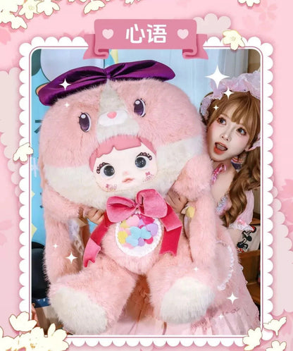 Authentic Nommi 2000% Heart Words Giant Plush - Limited Edition Collector’s Set with Wooden Crate & Engraved Card