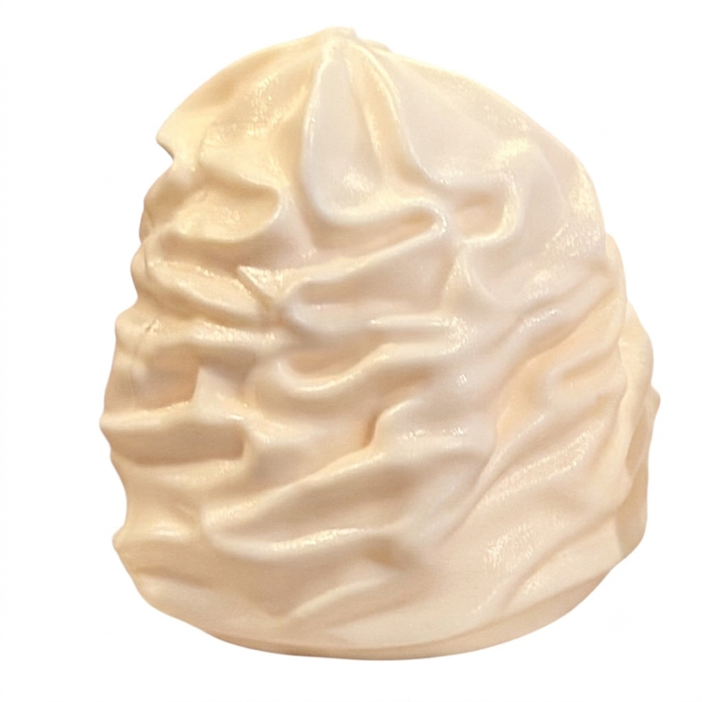 Crunchy Whipped Cream Roll Squishy Toy 7cm Building Block & Clay Filled Sensory Fidget Toy Stress Relief