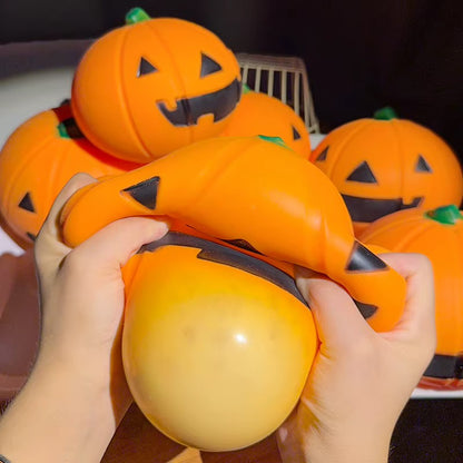 Jumbo Halloween Pumpkin Squishy Squeeze 11cm