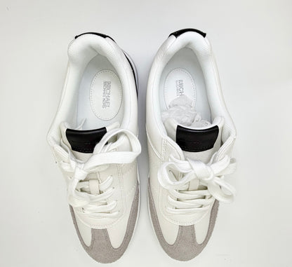 Michael Kors Men's Kai Lace-Up Sneakers – Optic White/Black (Size 10M)