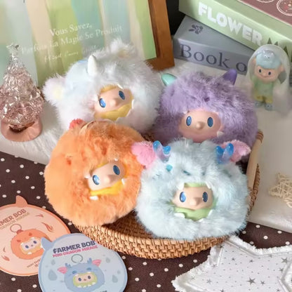 FARMER BOB: Mini Dragon Mirage Secret Realm Series – Fuzzball Vinyl Plush (Blind Box)