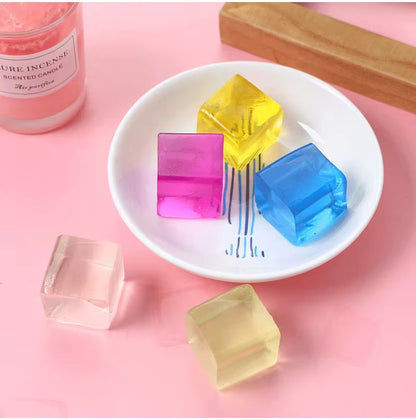 Chill Out! Ultra-Satisfying 1” Crystal Squish & Squeeze “Ice” Cubes