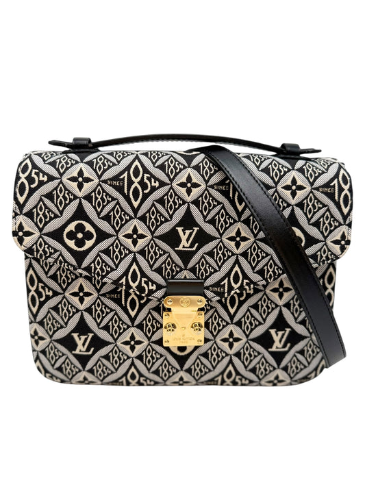 Louis Vuitton Limited Edition "Since 1854" Pochette Métis – Black Jacquard & Leather