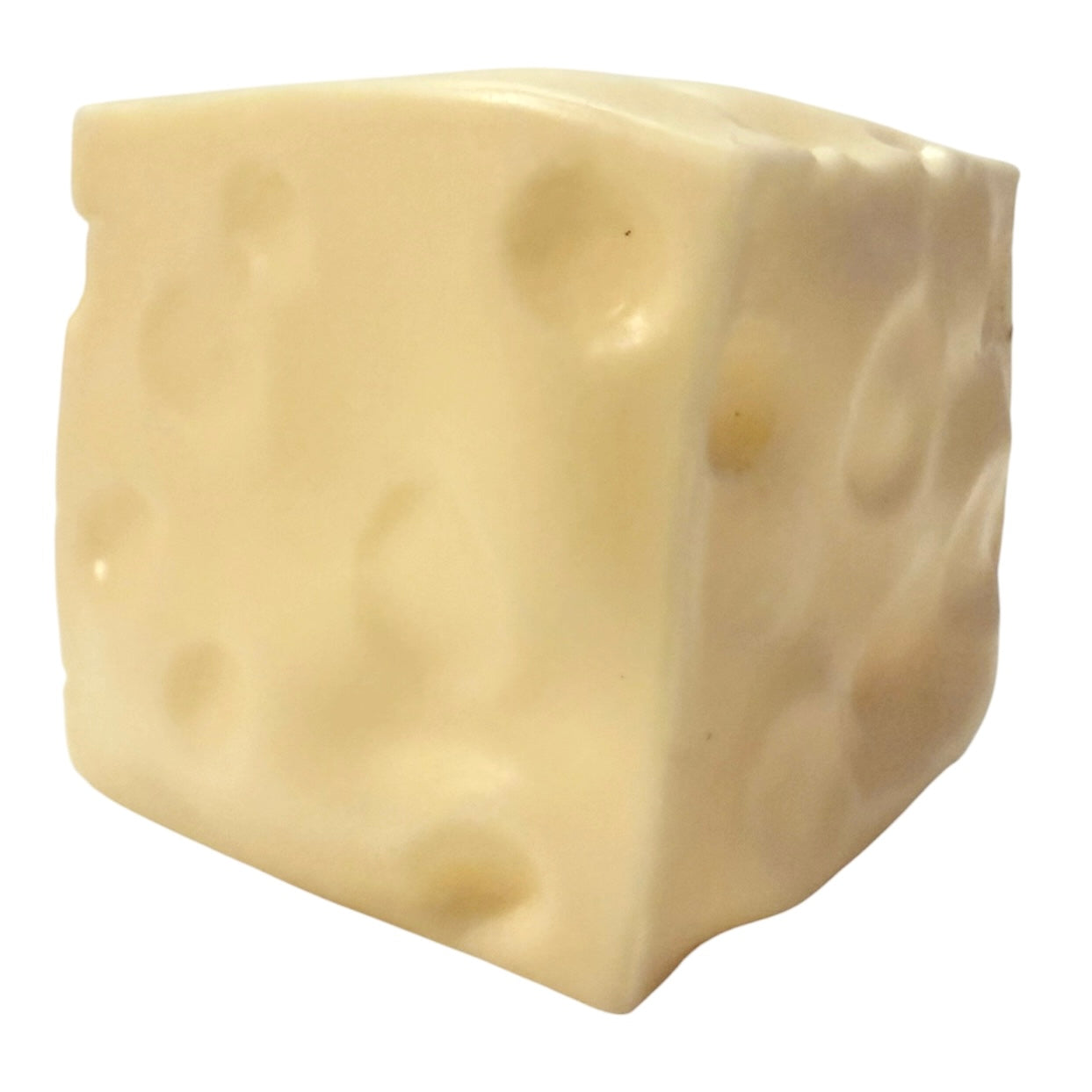 Vaseline-Filled Cheese Squishy Toy, Ultra-Satisfying Sensory Stress Relief Squeeze Fidget 6cm