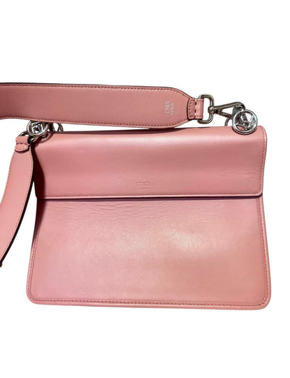 Fendi Kan Pink Calfskin Shoulder Bag - Certified Authentic - Excellent Condition