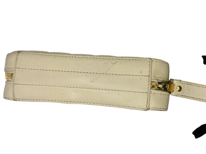 Yves Saint Laurent YSL Vicky Monogram Camera Bag in Crema Soft Lambskin Leather with Gold Hardware - AUTHENTIC